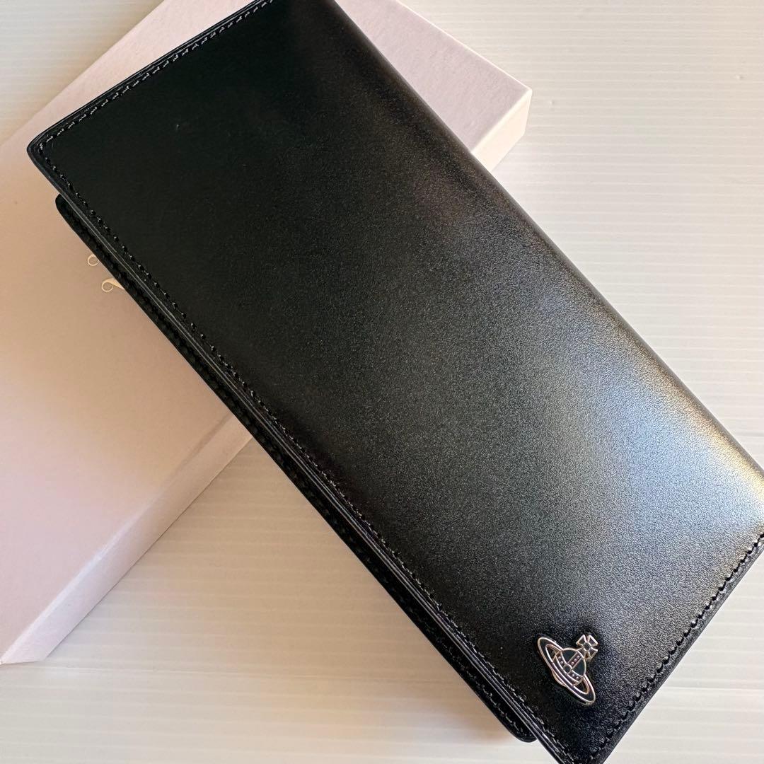 VivienneWestwood ヴィヴィアンウエストウッド 長財布 牛革 黒
