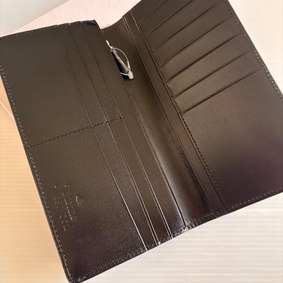 VivienneWestwood ヴィヴィアンウエストウッド 長財布 牛革 黒