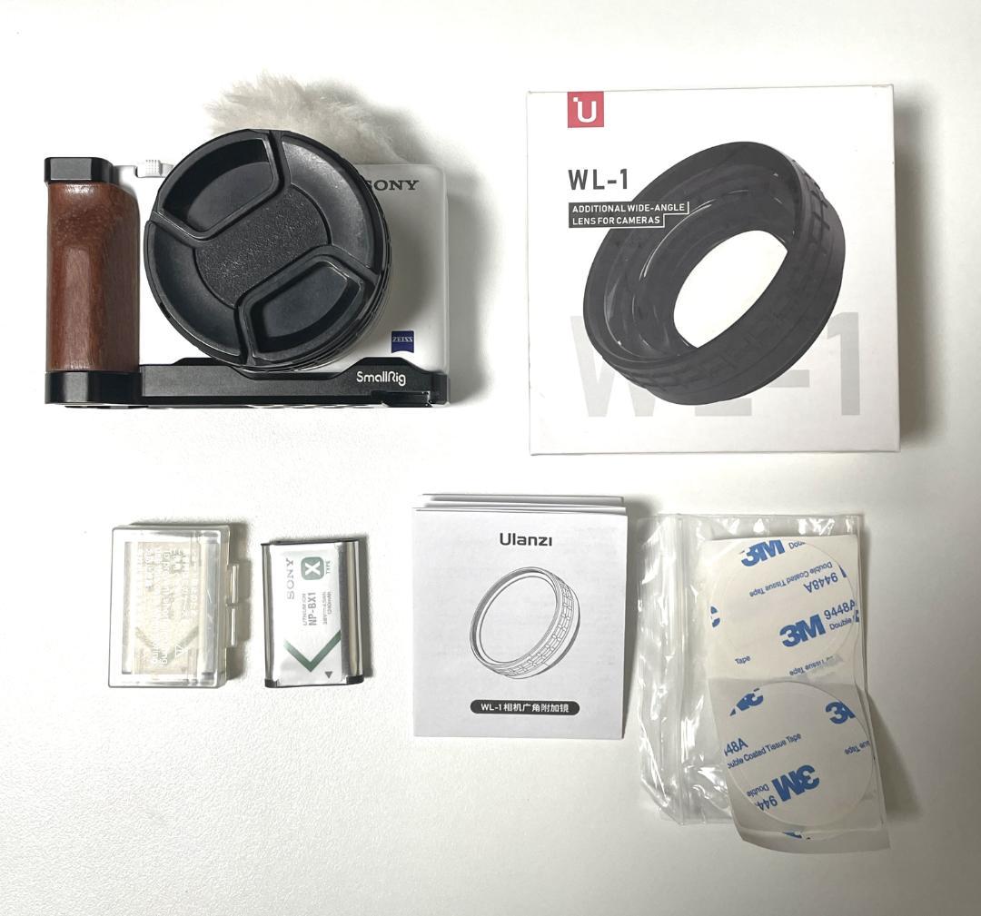 SONY ZV-1、Ulanzi 広角レンズ、SmallRig