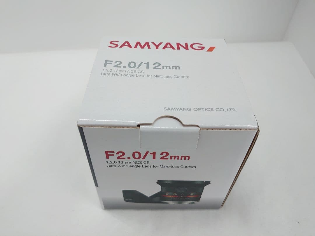 SAMYANG F2.0/12mm Xマウント単焦点レンズ