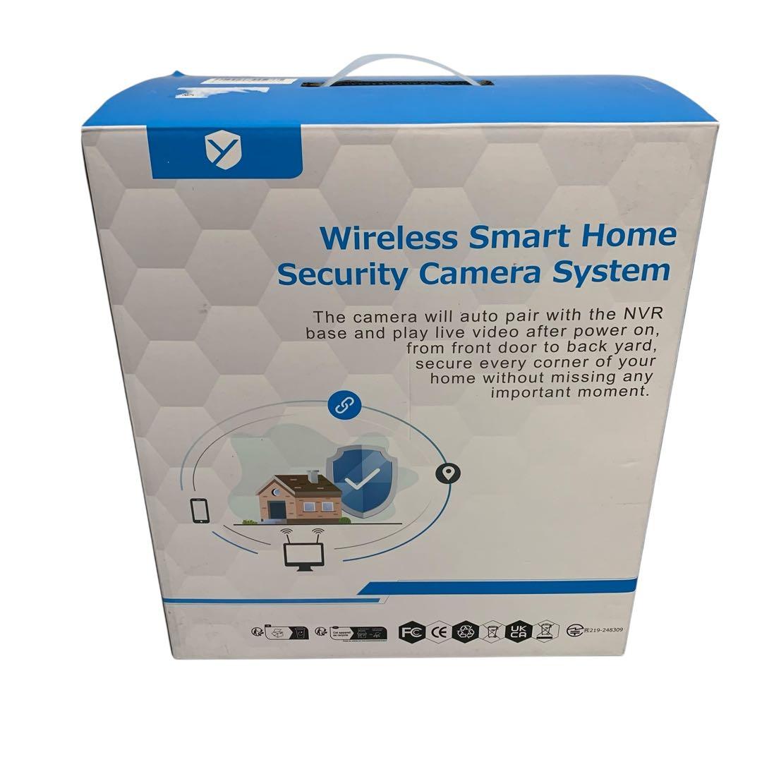 【開封・未使用】YESKAMOO 防犯カメラ ワイヤレス 屋外 4台セット