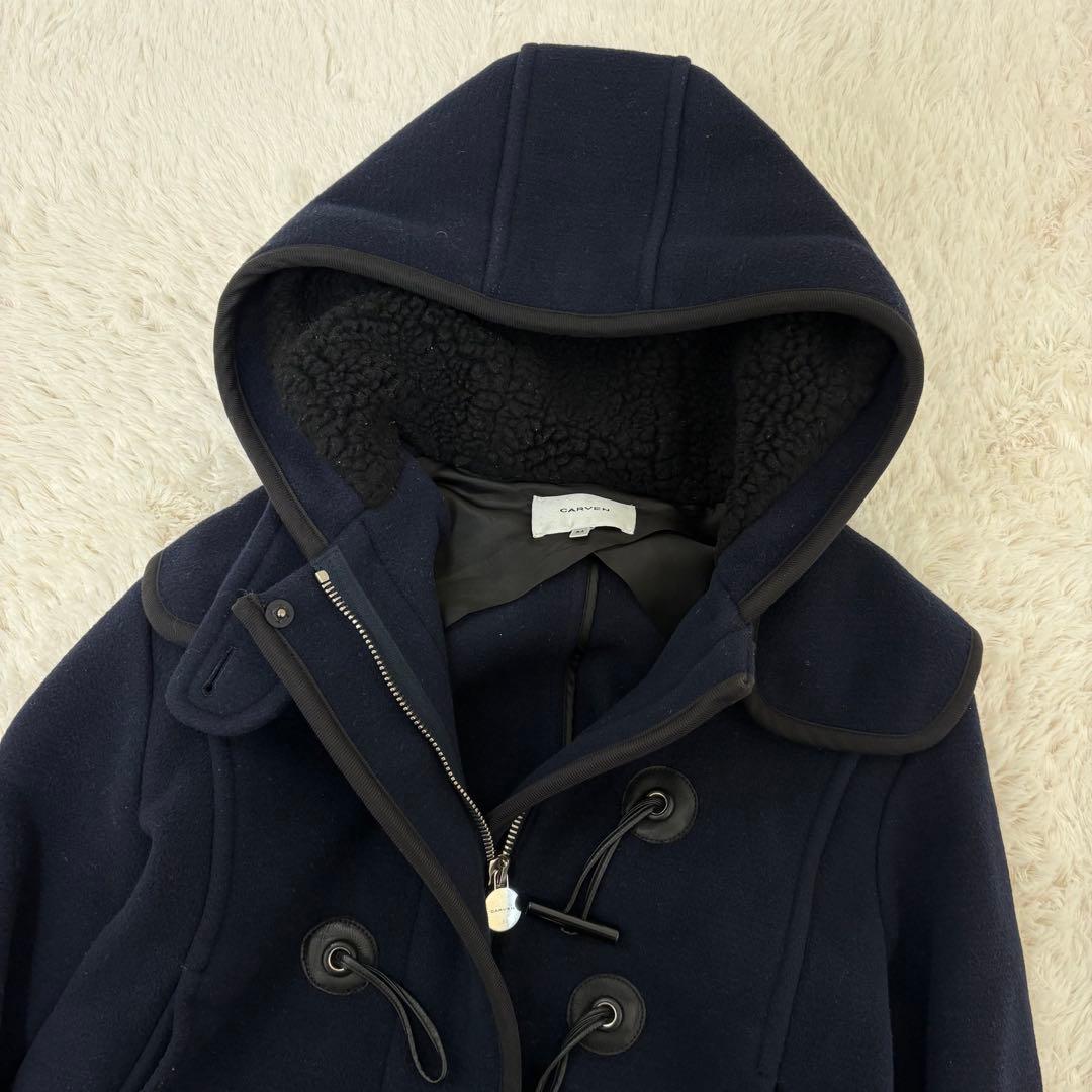 高級✨希少✨carven ダッフルコート　34サイズ　ロングコート