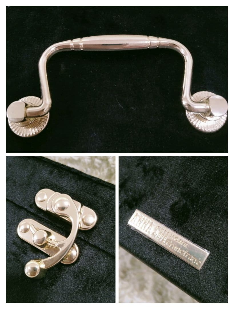 未使用 アナスイ Francfranc ジュエリーボックス 完売品 S 黒