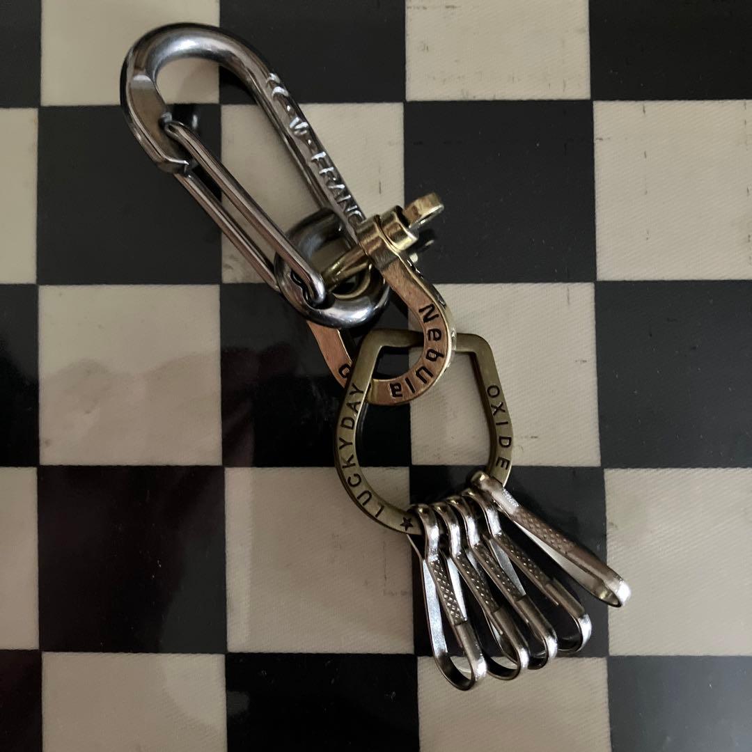 wichardカラビナ ホースシューシャックル&キーリング使用　キーホルダー！