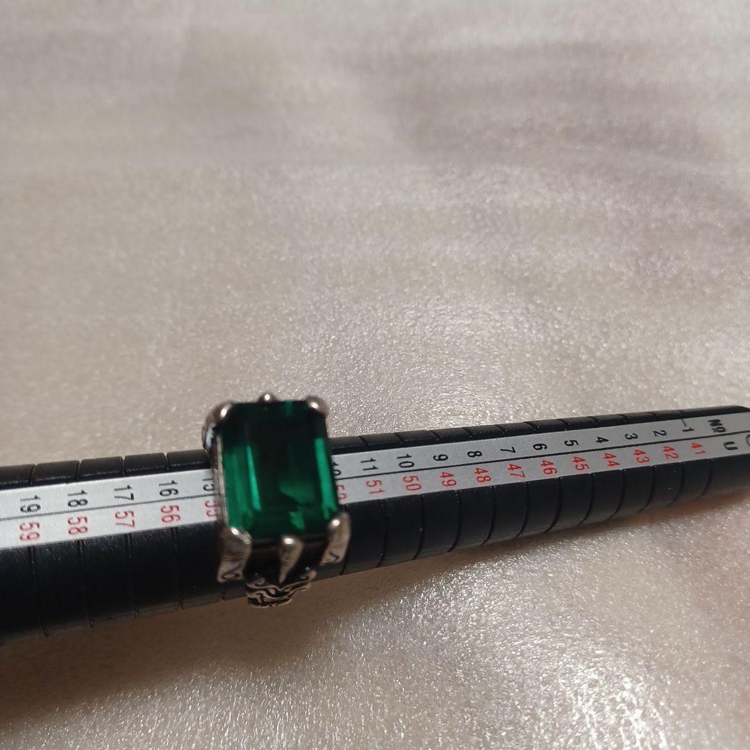 ZOCALO(ソカロ)イスラミックスクエアリング グリーンクォーツ