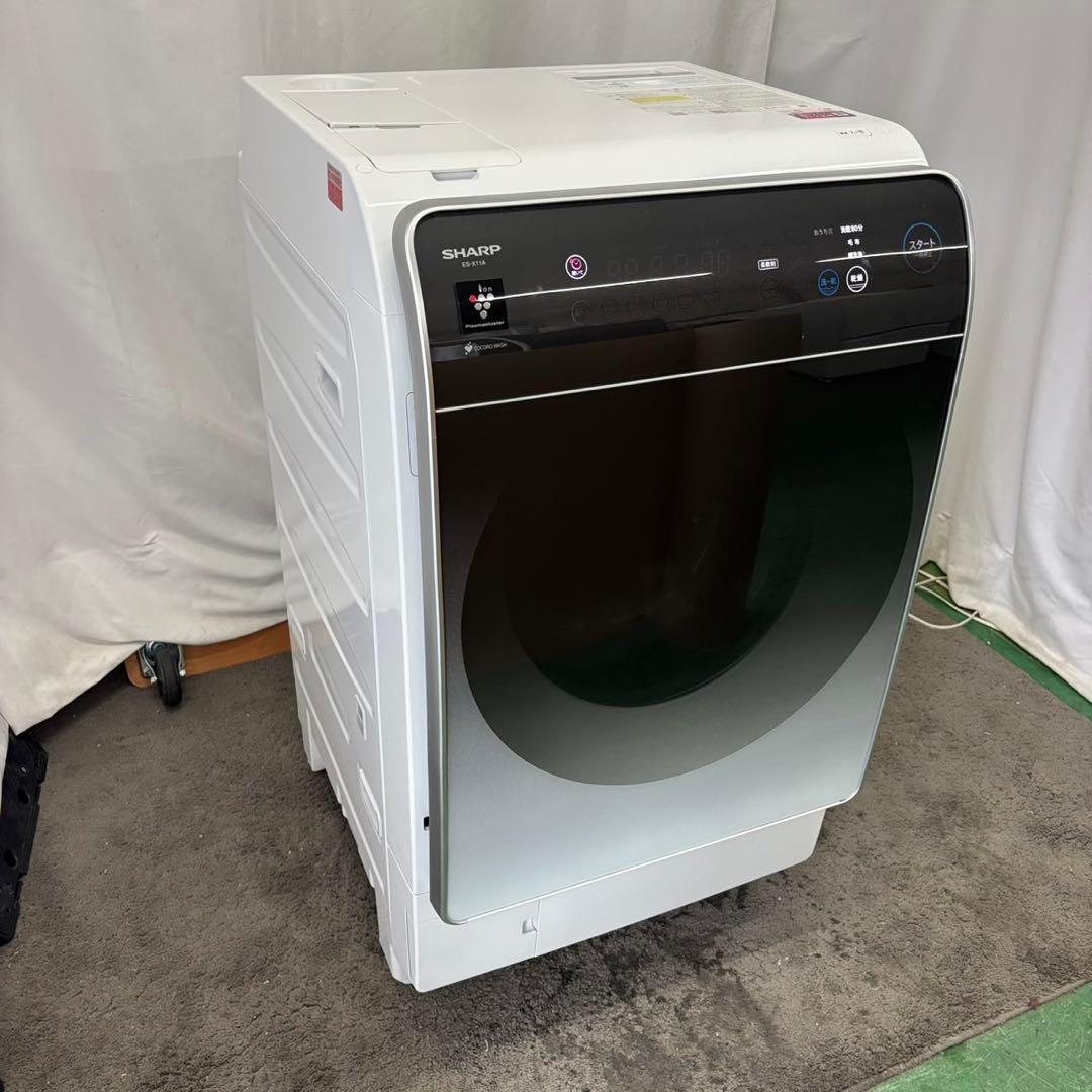 827　ドラム式洗濯機　SHARP　11キロ　大型　綺麗　安い　設置無料　左開