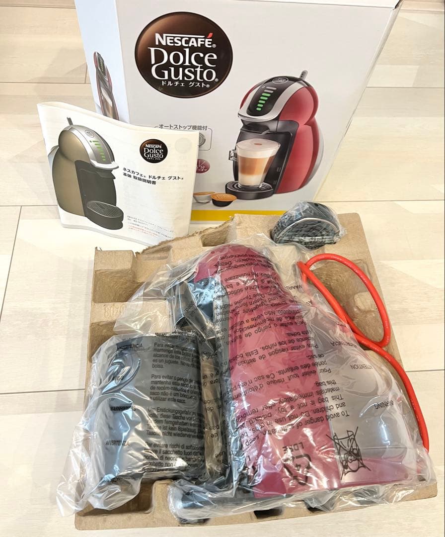 【新品未使用】ネスカフェ ドルチェグスト ジェニオ2 プレミアムワインレッド