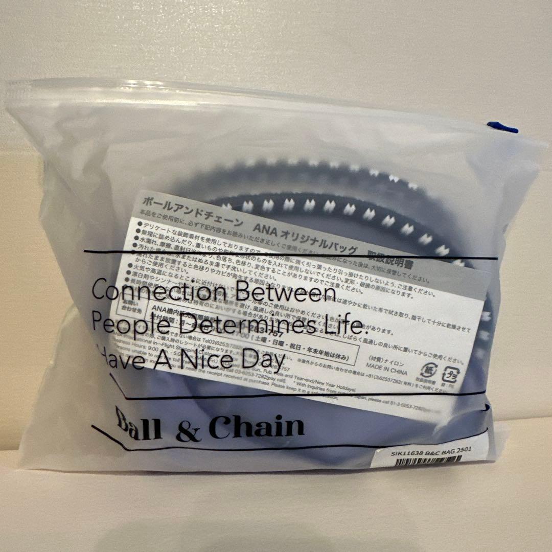 ANA ボールアンドチェーン エコバッグ 国際線機内販売限定
