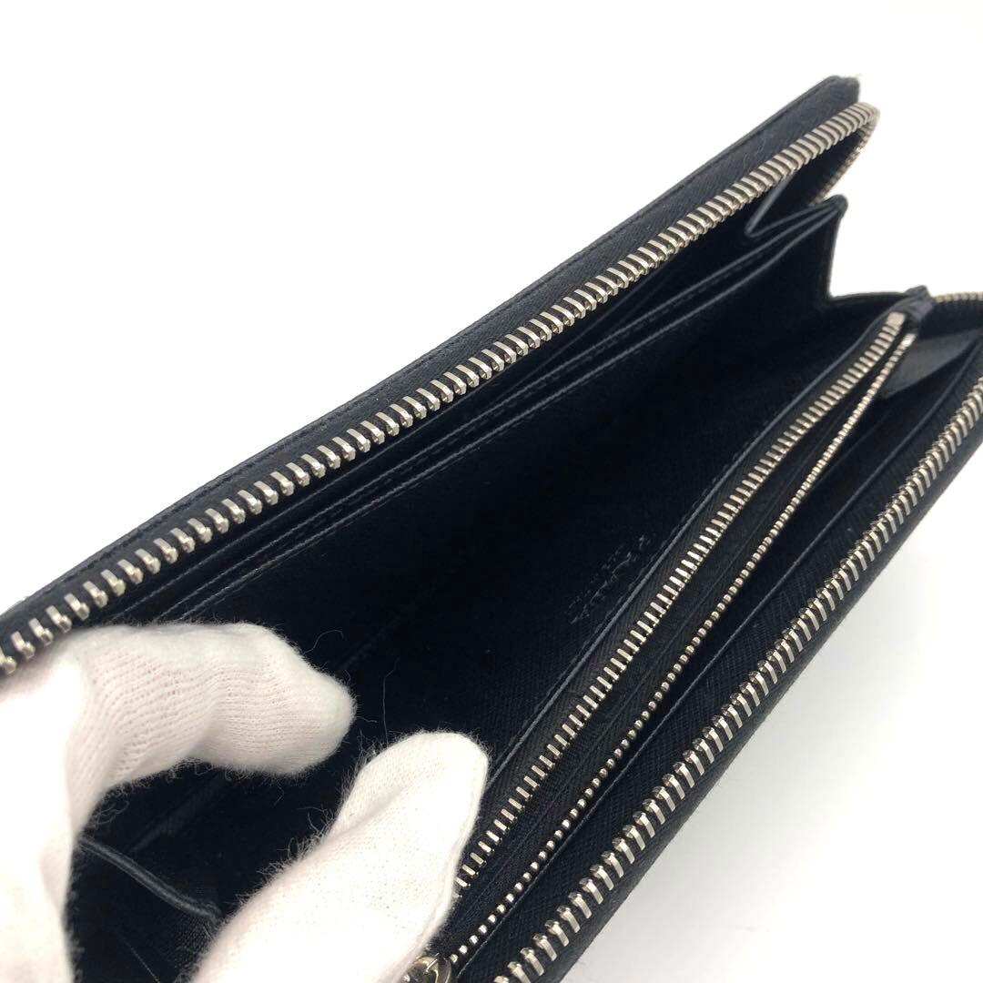 極美品✨プラダ　 サフィアーノレザー　長財布 ラウンドファスナー
