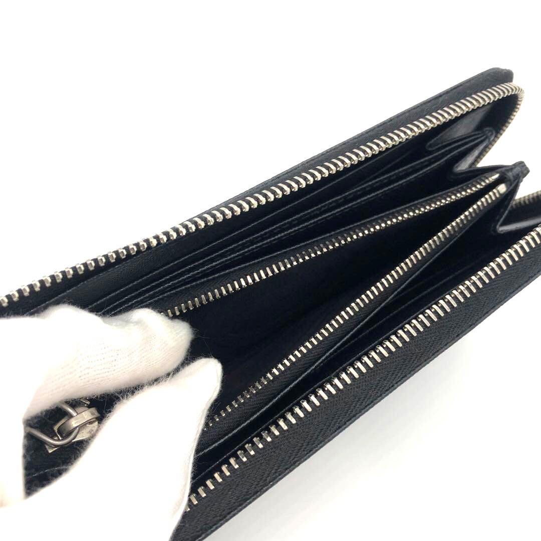 極美品✨プラダ　 サフィアーノレザー　長財布 ラウンドファスナー