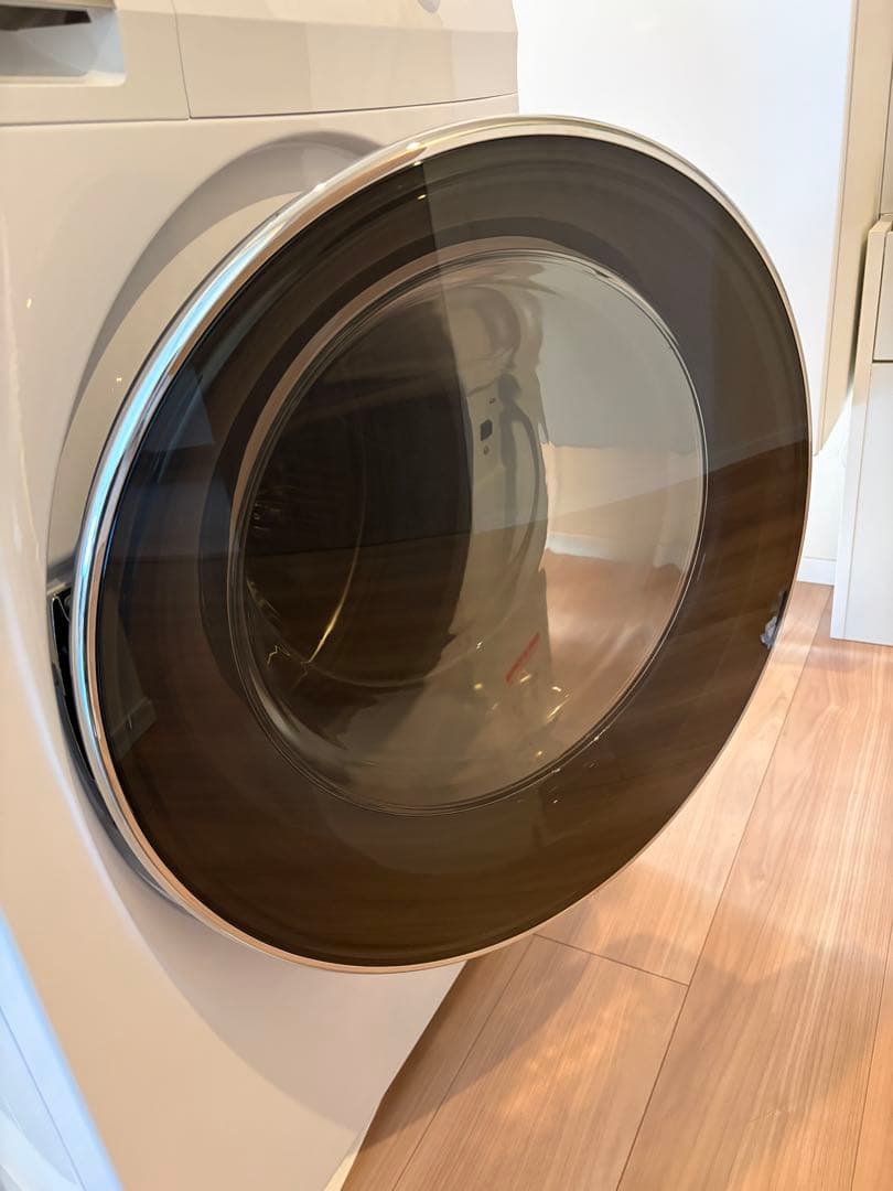 AQUA ドラム式電気洗濯機 8kg ホワイト AQW-F8N