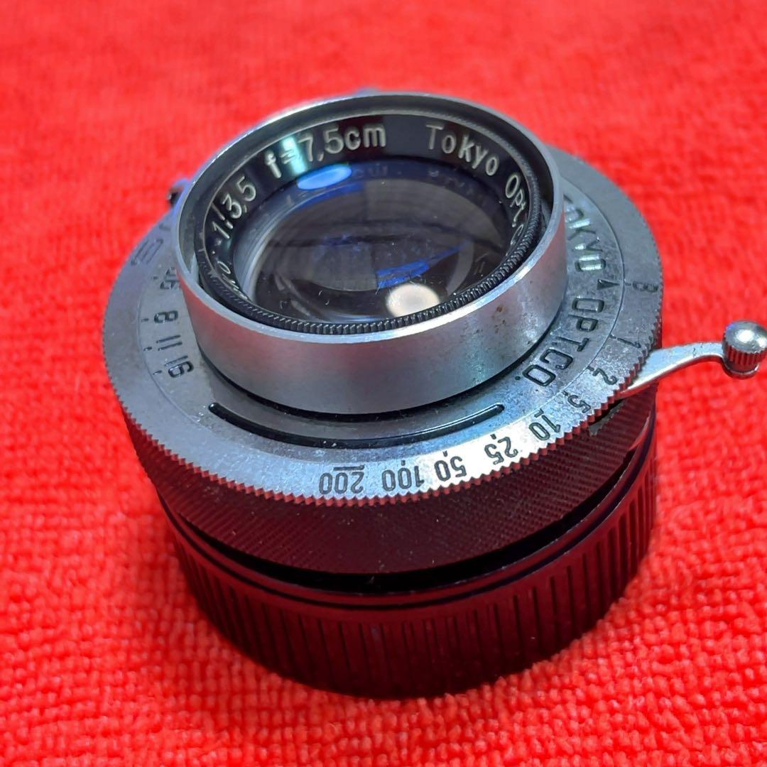 東京光学　Toko 3.5 7.5cm トリプレットの銘レンズ❗️