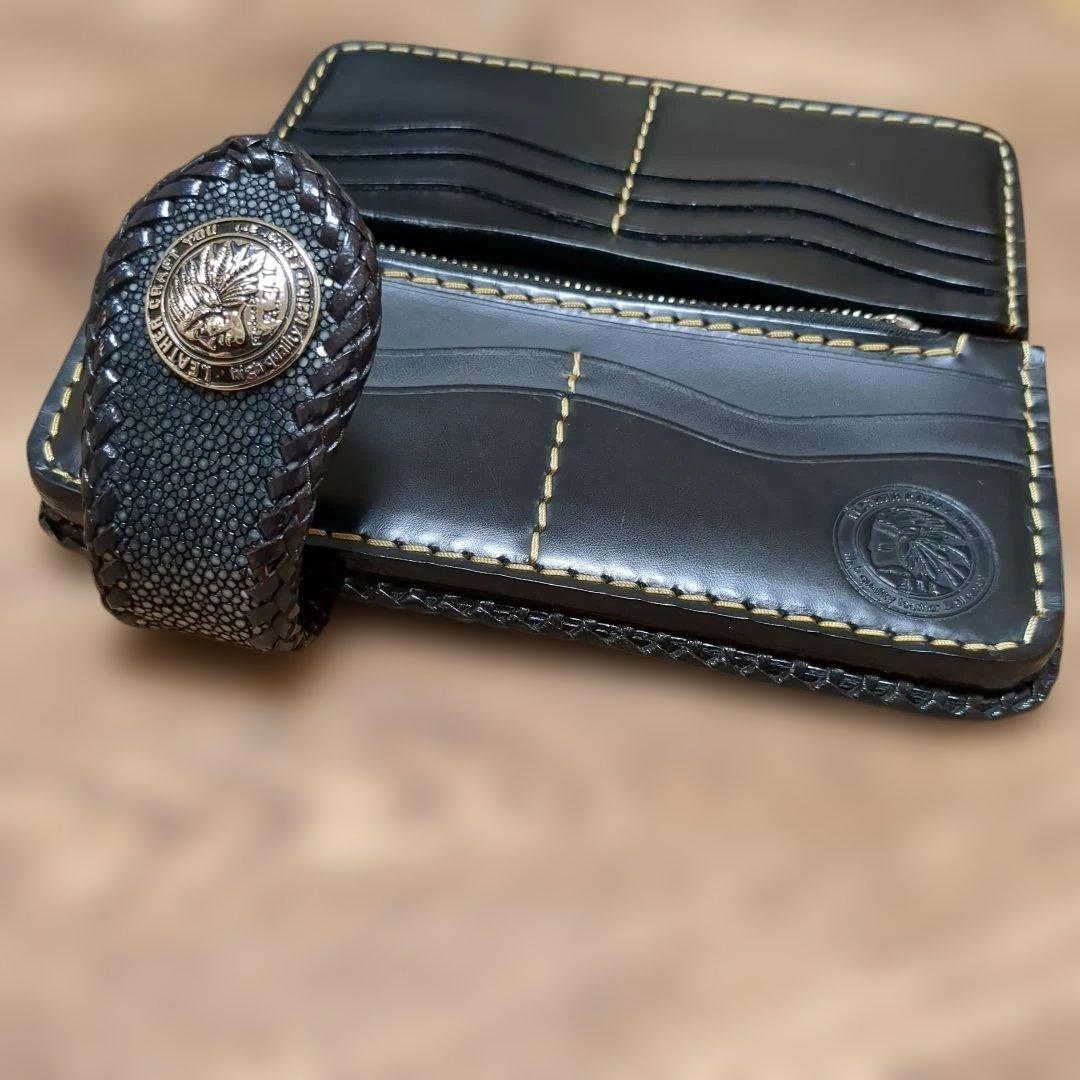 ｌｅａｔｈｅｒｃｒａｆｔｙｏｕステングレイ-レザー長財布
