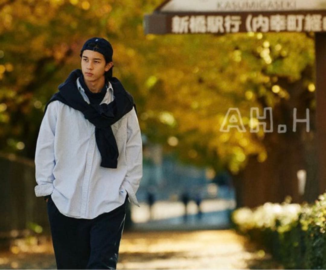 90s ポロ ラルフローレン BIG OXFORD ビッグ シャツ チェック開襟