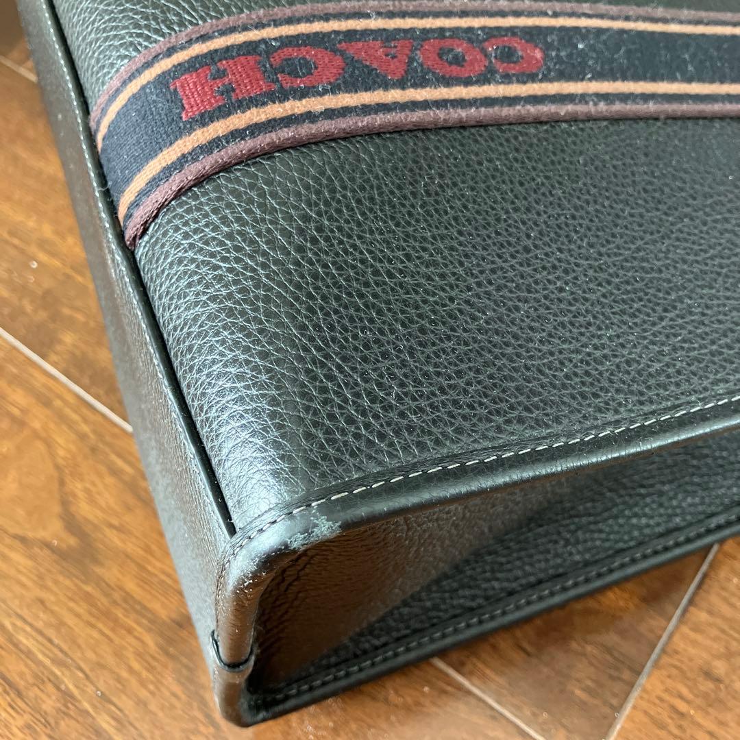 COACH ブラックトートバッグ
