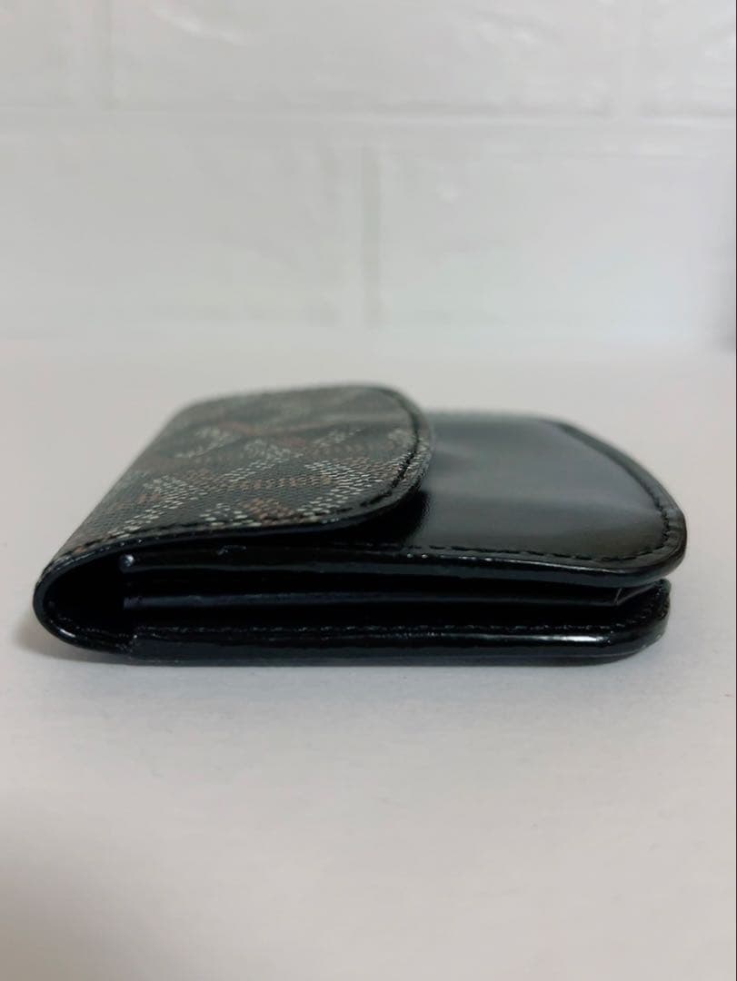 ゴヤール　GOYARD ヘリンボーン　レザー　ケース　ご銭入れ