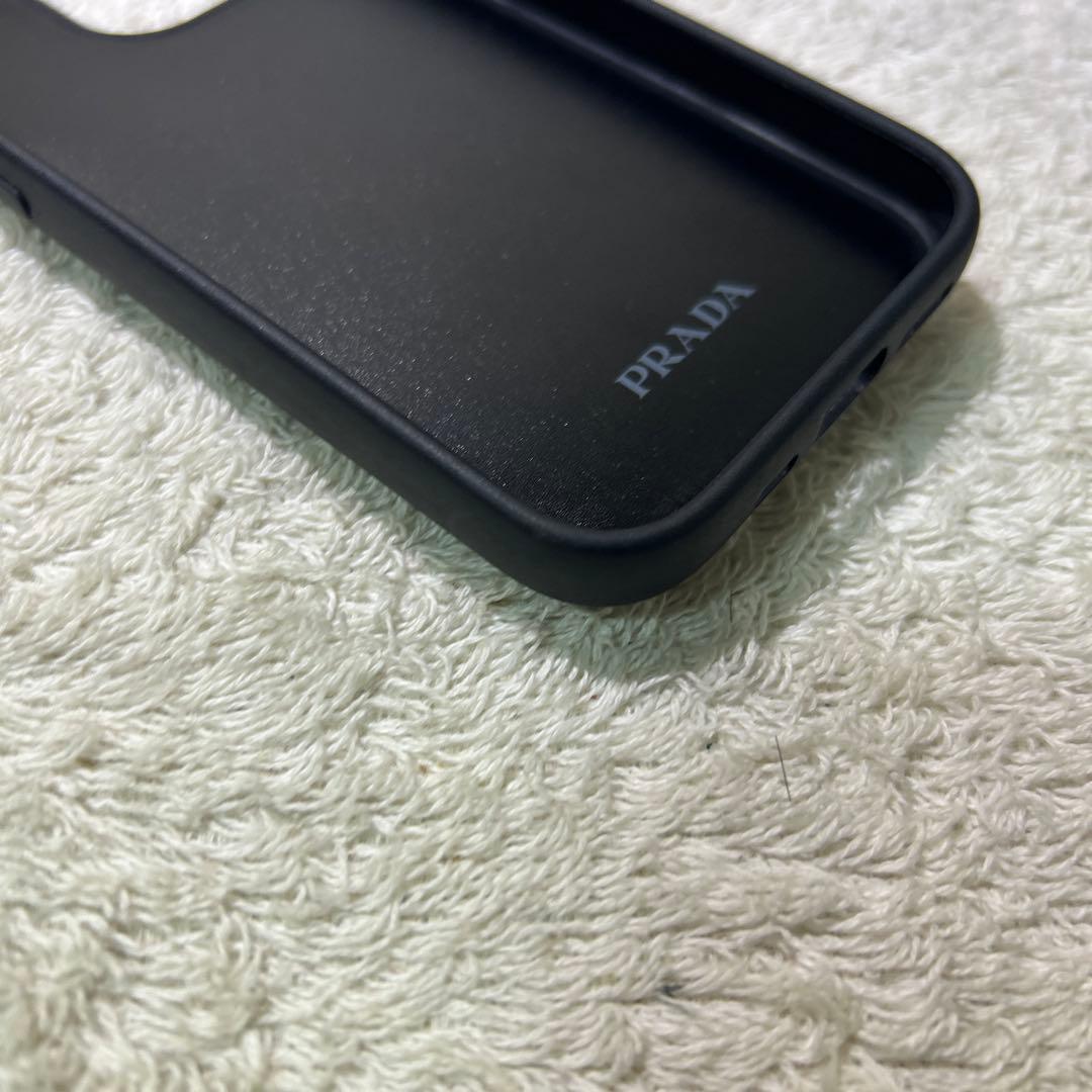 極美品　PRADA プラダ　iPhone14 pro ハードケース　ピンク