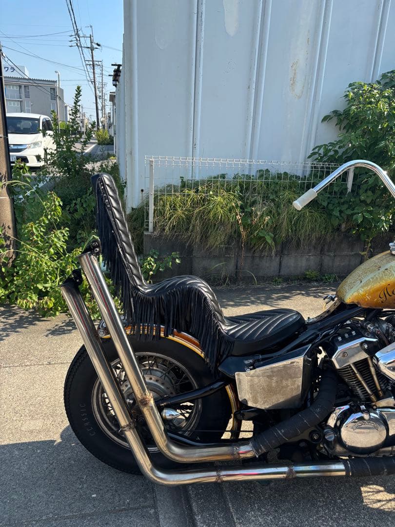 アメリカンシート　フリンジ　レザー