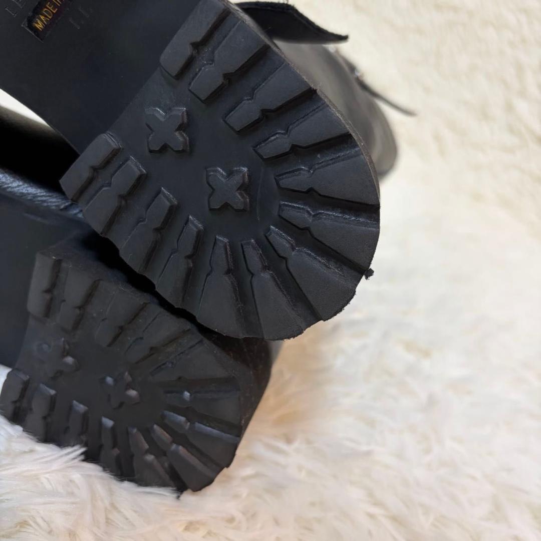 極美品✨ルタロン エンジニアブーツ トラックソール 厚底 軽量 シボ革 LL