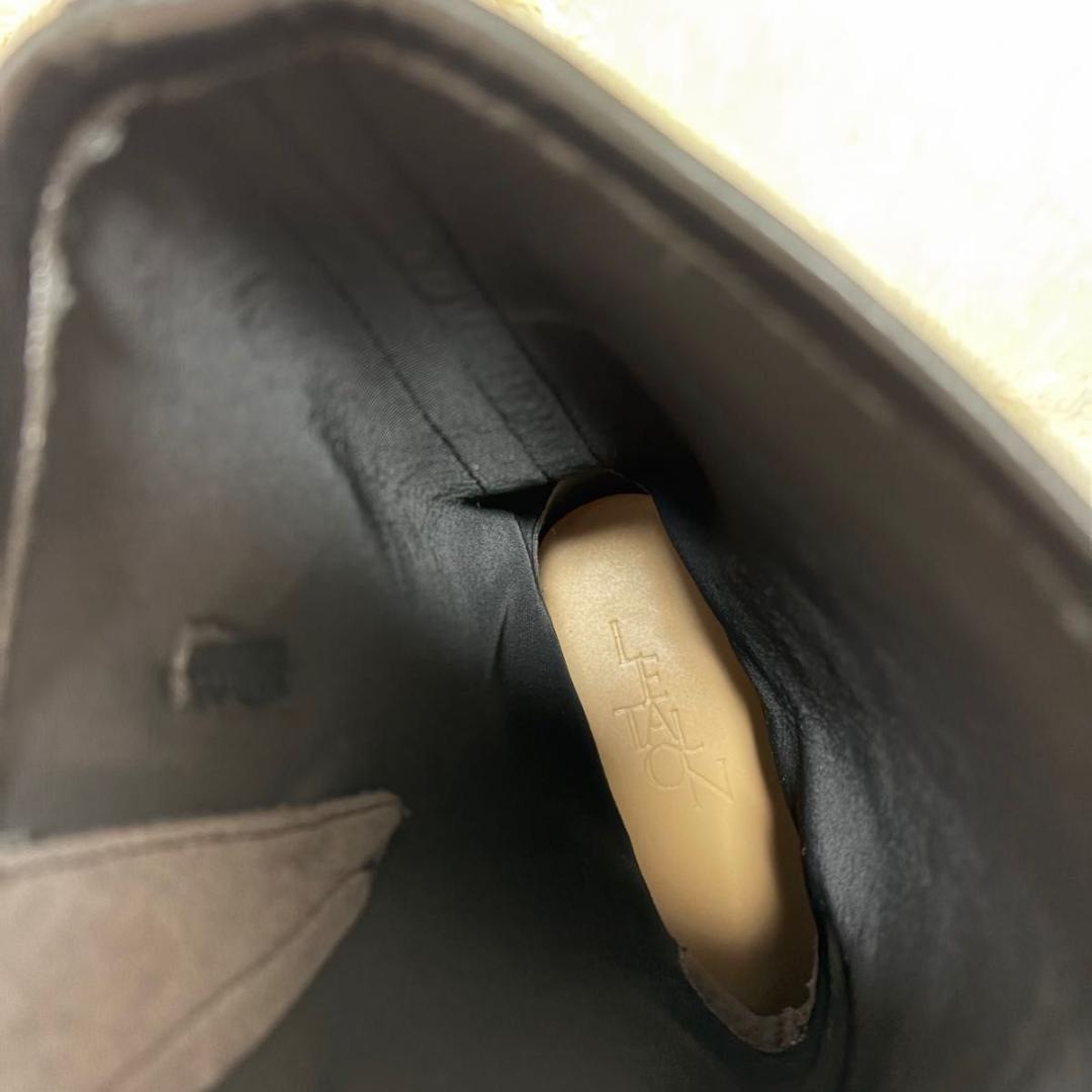 極美品✨ルタロン エンジニアブーツ トラックソール 厚底 軽量 シボ革 LL