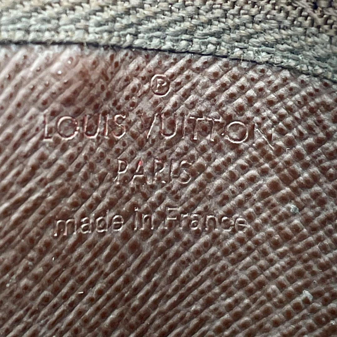 LOUIS VUITTON ダミエ ポシェット クレ キーリング付 パース