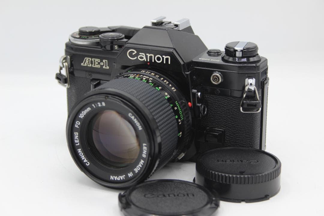 Canon AE-1 フィルム一眼レフカメラ FD 100mm 2.8