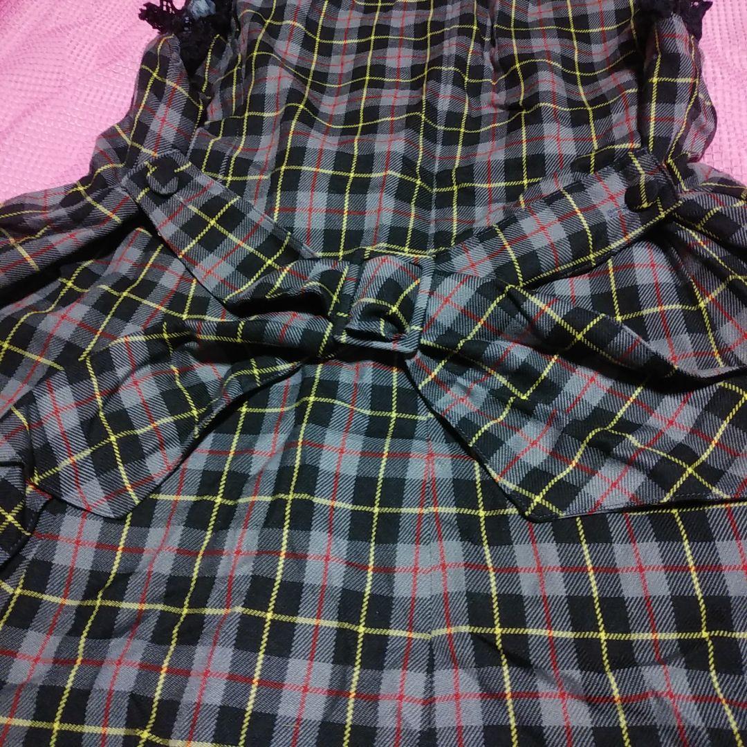 メタモルフォーゼ　チェック柄JSK　ブルマ付き　ロリータ　ロリィタパンク　メタモ