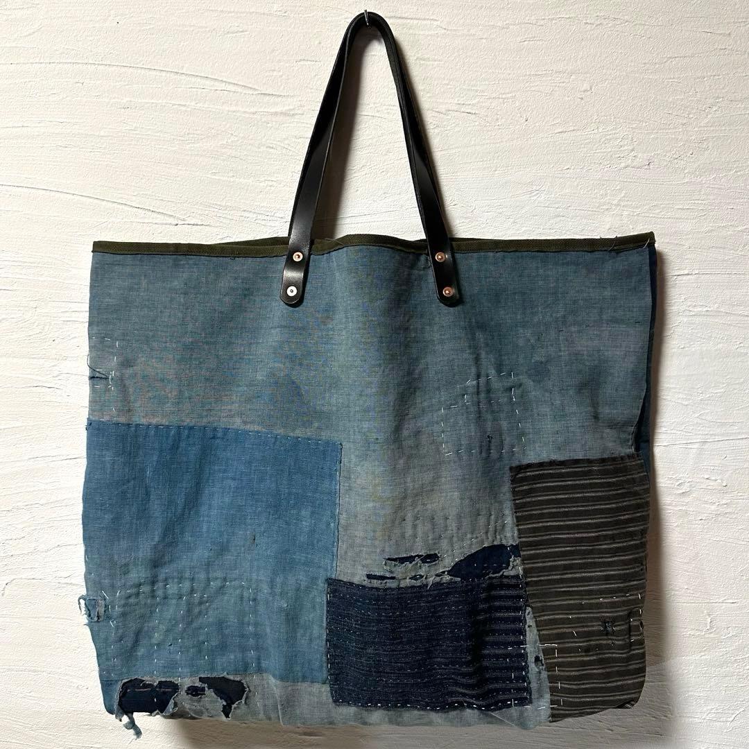 ビンテージ 襤褸 BORO ボロ 刺し子 トートバッグ　RRL ③