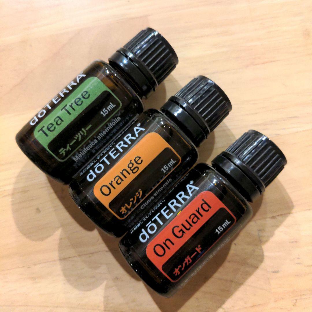 ドテラ　doTERRA　ティーツリー&オレンジ&オンガード15ml 　新品未開封