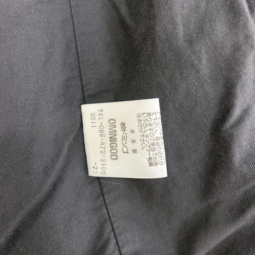 ドミンゴOMNIGODウールハンティングジャケット 4 青✖︎黒チェック美USED