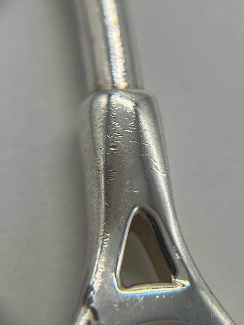 ティファニー TIFFANY&CO テニスラケット ボール モチーフ キーリング