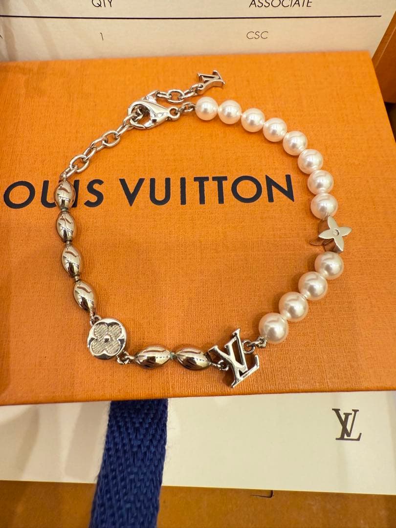 ルイヴィト M1556A ブレスレット・パール フュージョン