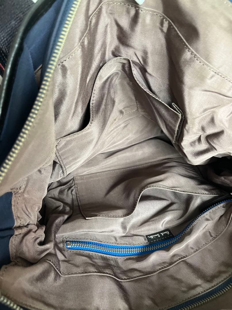 Paul Smithポールスミス　トートバッグ　ビジネスバッグ　マルチストライプ