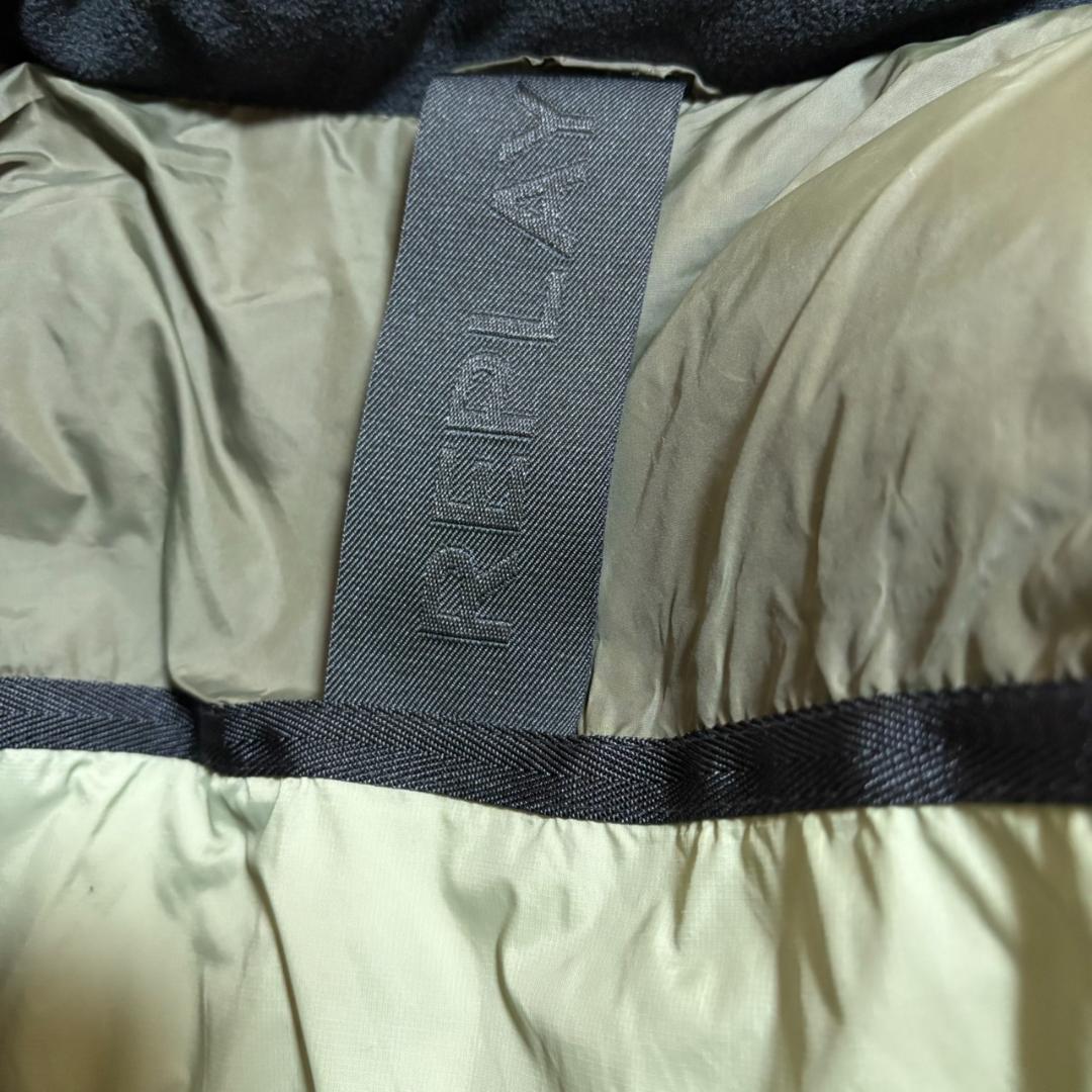 美品 REPLAY 中綿 ロングダウンコート ヘビーウェイト カーキ