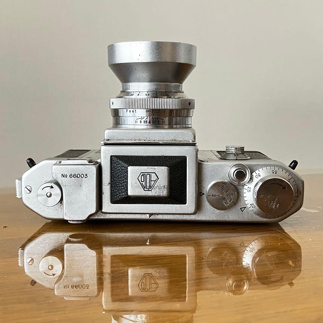 Asahiflex アサヒフレックス 一眼レフカメラ　革ケース付き