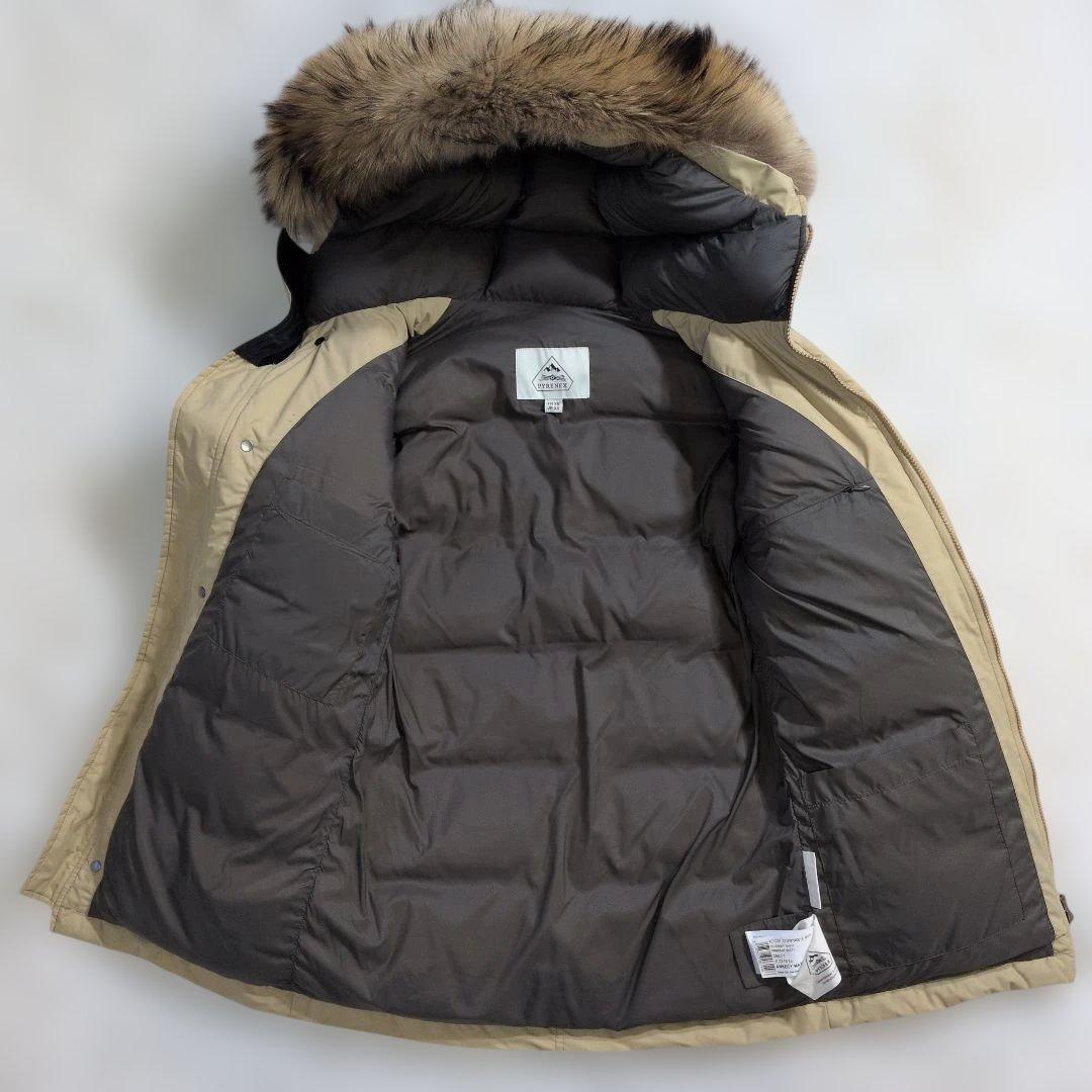 極美品ピレネックス×ビームス別注 アヌシー ダウン ベージュ XS(女性M相当)