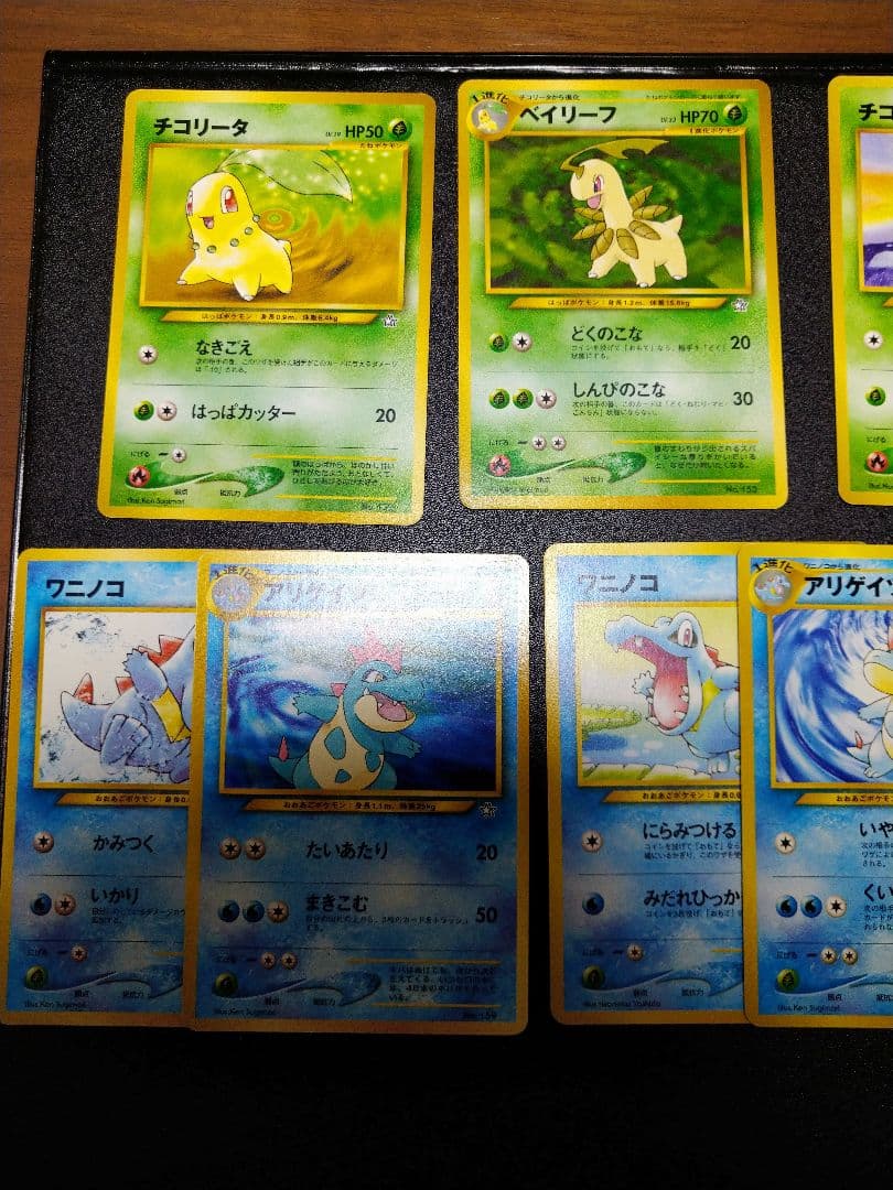 旧裏　ポケモンカード　10枚セット　メガニウム　オーダイル　バクフーン進化ライン