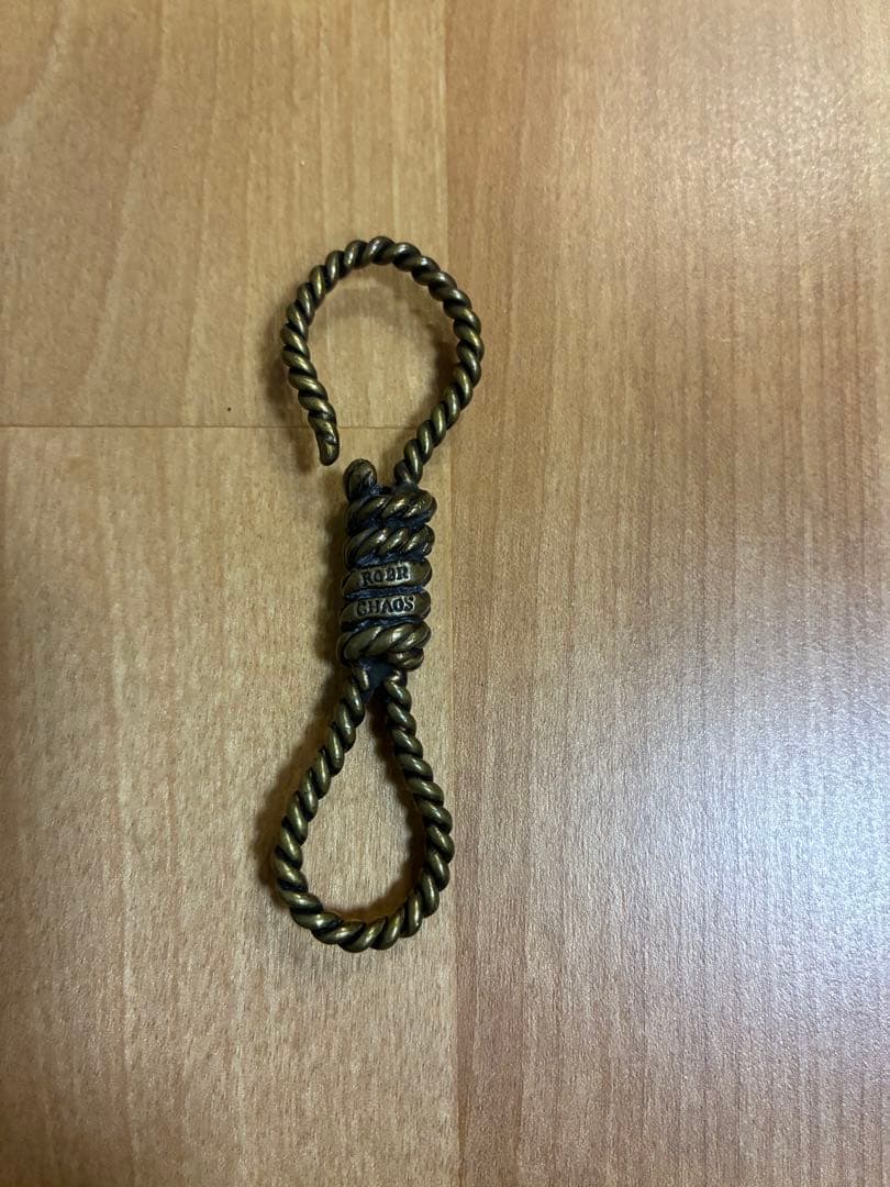 希少品　RUDEGALLERY BLACKREBEL キーホルダー　真鍮　ブラス