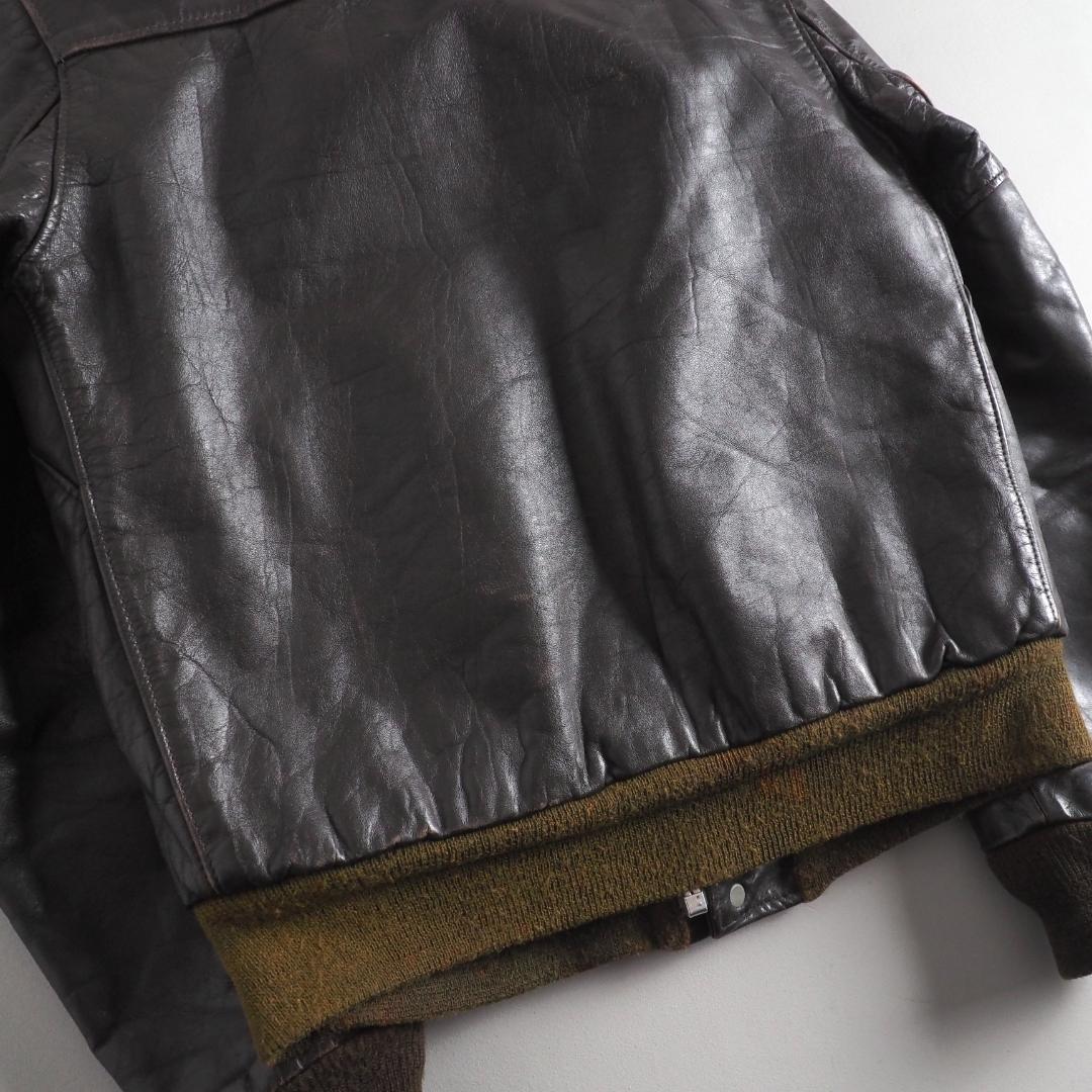 Schott　ショット　38　ライダースジャケット　G-1　ライナー付き　本革