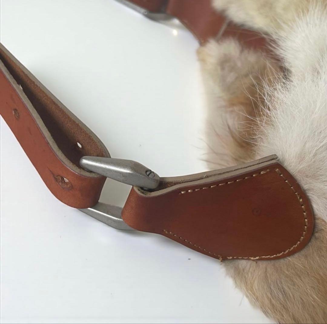 極美品★イサムカタヤマ バックラッシュ ショルダーバッグ バナナ 毛皮 本革