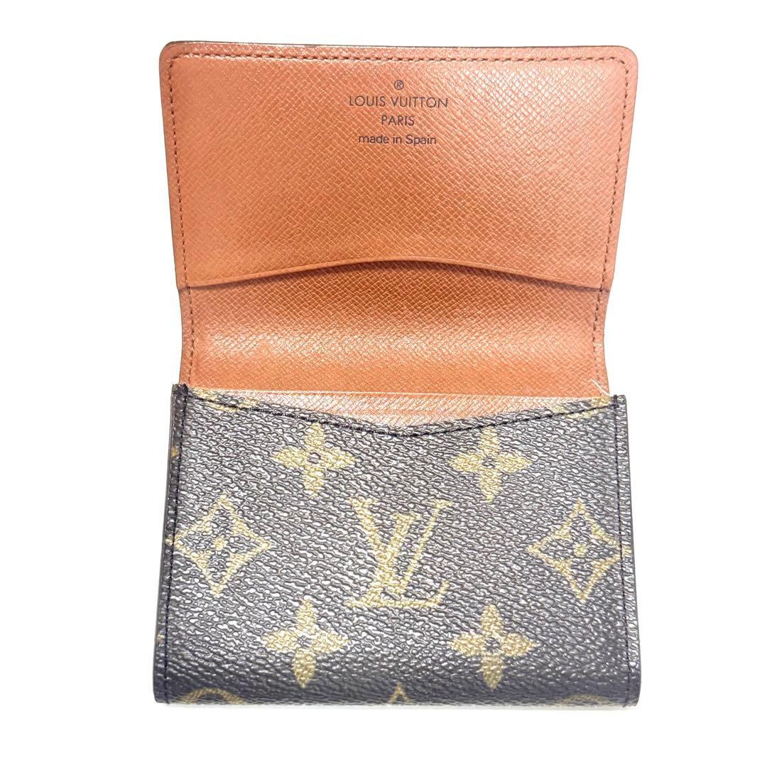 【美品】ルイヴィトン モノグラム アンヴェロップカルトドゥヴィジット 名刺入れ