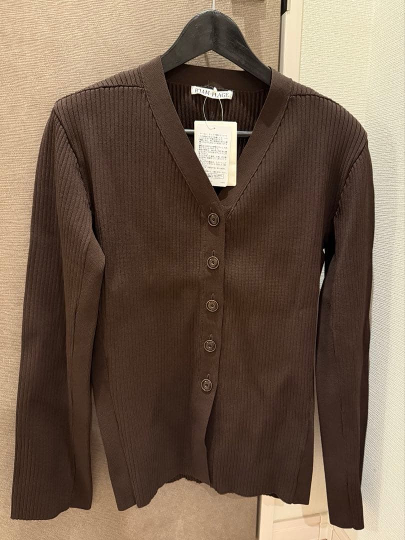 【アオコトさん専用】Plage R'IAM RIBシェイプカーディガン