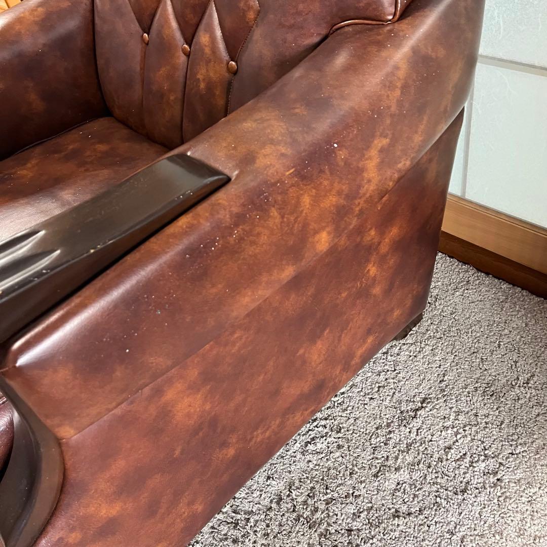 8/31まで！　コメント読んでください　高級　1人掛けソファー　アームレスト付き