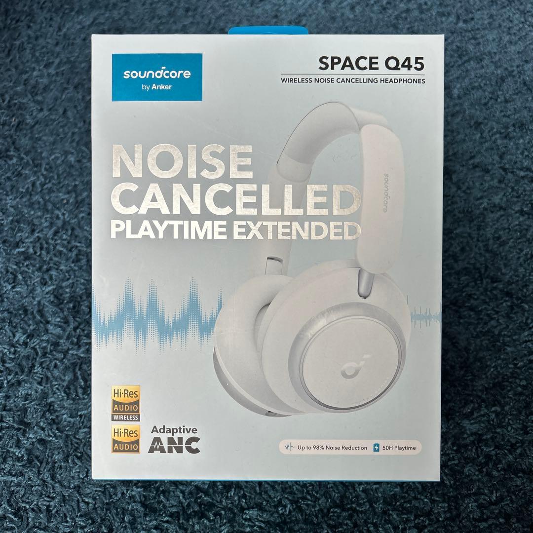 soundcore by Anker Space Q45 ワイヤレスヘッドホン白