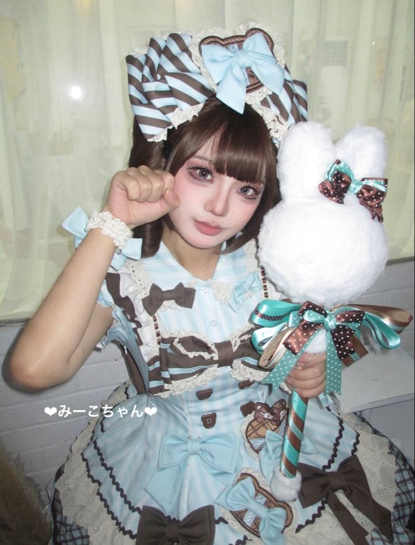 チョコミント　3点セット　甘ロリ　しゅくれどーる　ロリィタ　ロリータ