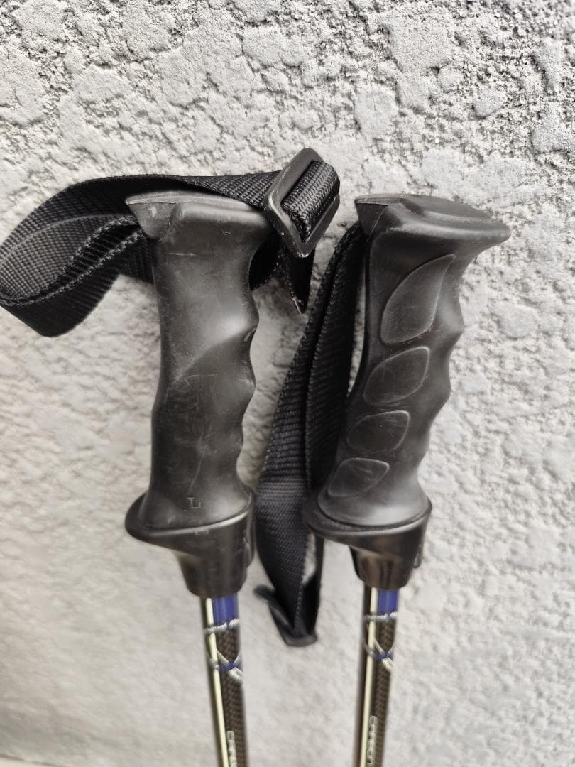 KIZAKI（キザキ）　カーボンスキー ストック 105-125cm