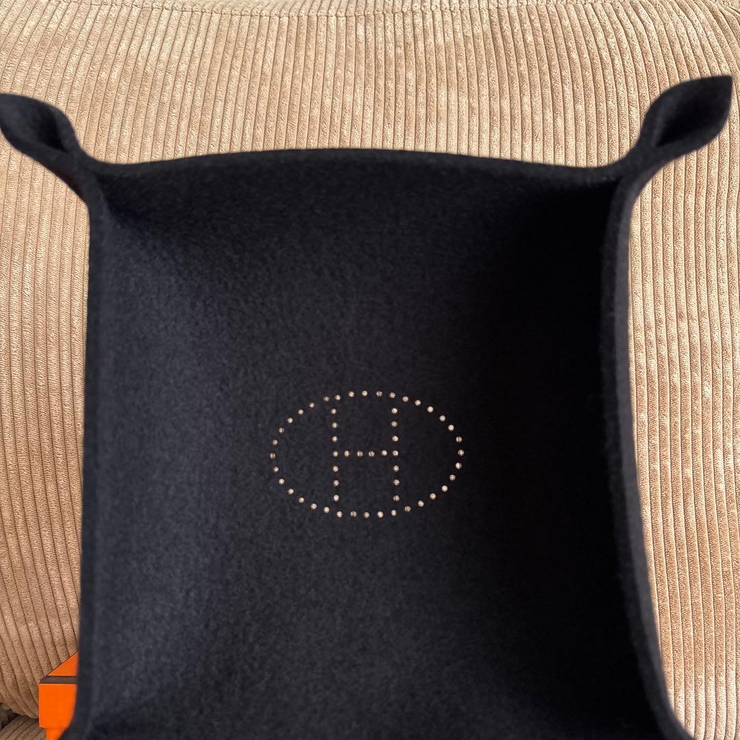 【けい】エルメス ヴィドポッシュ 小物トレイ アクセサリー フェルト