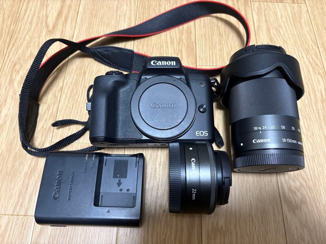 Canon EOSkissM　18-150mm EF-M 22mm レンズ2式付