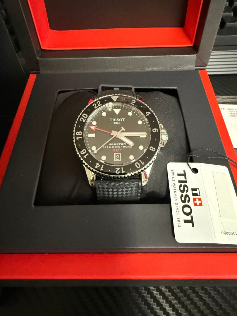 美品 TISSOT シースター1000 GMT クォーツ