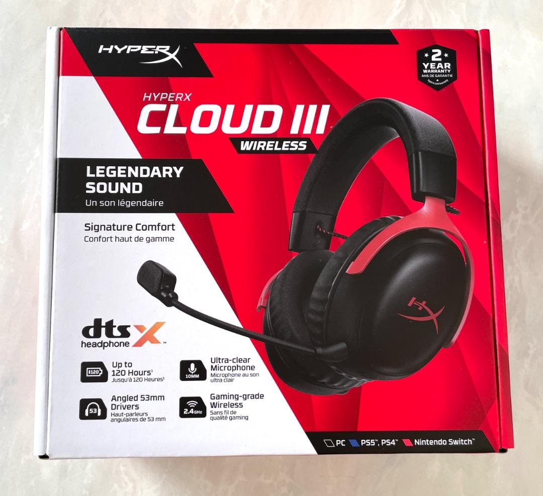 HyperX Cloud Ⅲ ゲーミングヘッドセット（ワイヤレス）